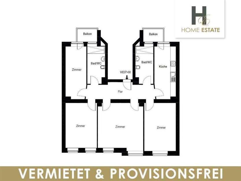 Wohnung zum Kaufen in Leipzig 359.000 € 125 m²