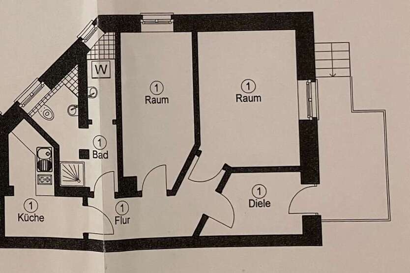 attraktive 2-RaumWohnung im Musikviertel