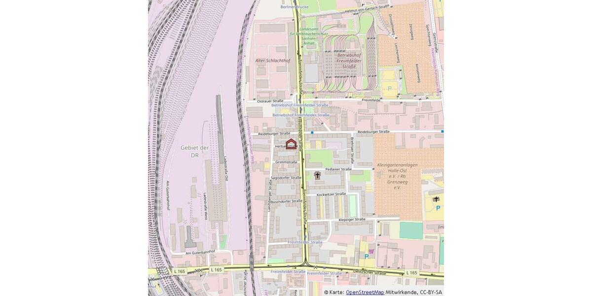 Etagenwohnung Halle (Saale) Büschdorf - 2 Zimmer, 61 m&sup2;, 460&euro; | Angebot:26232290