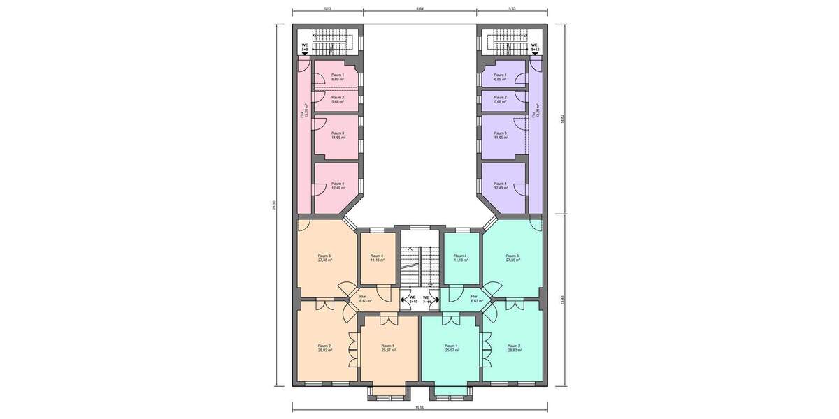 Mehrfamilienhaus, Wohnhaus Halle (Saale)-Südliche Innenstadt Innenstadt - 7 Zimmer, 1.100.000&euro; | Angebot:25374681