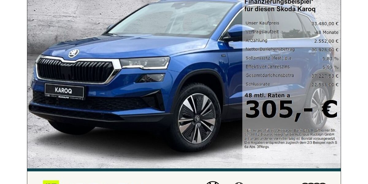 Skoda Karoq 5.000 km 33.480 &euro; Merseburg 06217