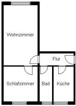 Etagenwohnung Halle (Saale) Westliche Neustadt - 2 Zimmer, 48 m&sup2;, 300&euro; | Angebot:26930332