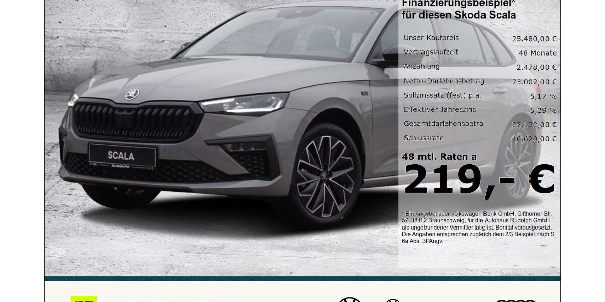Skoda Scala 2.500 km 25.480 &euro; Merseburg 06217
