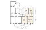 Etagenwohnung Halle (Saale) Damaschkestraße - 3 Zimmer, 59 m&sup2;, 500&euro; | Angebot:26573002