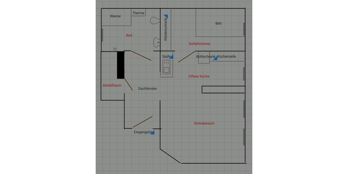 Dachgeschoßwohnung Halle (Saale) Büschdorf - 2.5 Zimmer, 47 m&sup2;, 380&euro; | Angebot:25829205