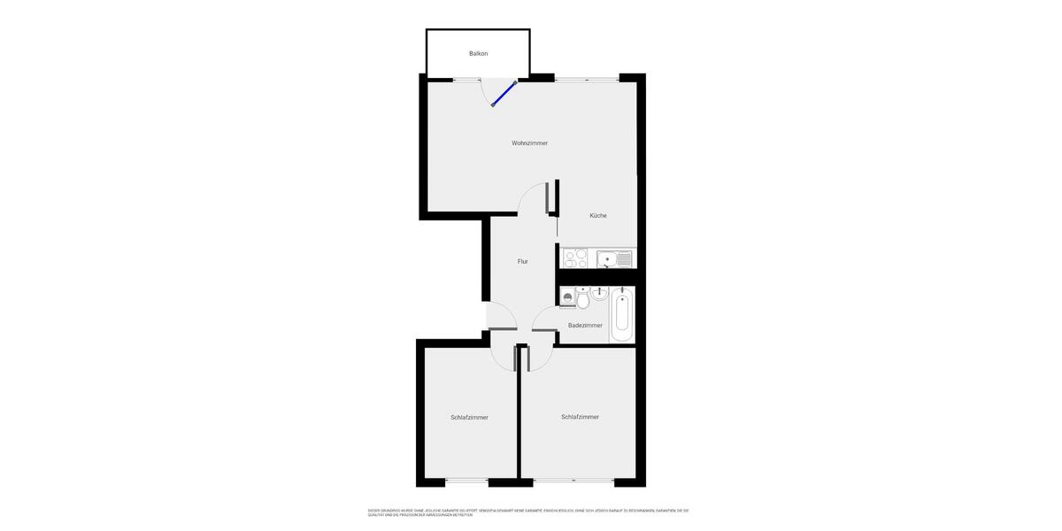 Etagenwohnung Eisleben (Lutherstadt) - 3 Zimmer, 57 m&sup2;, 271&euro; | Angebot:24979172