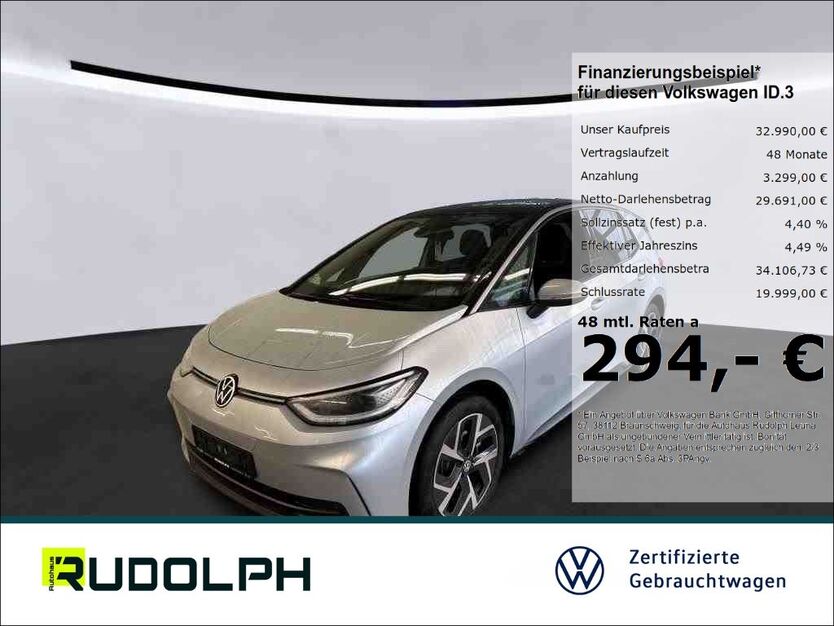 VW ID.3 10.900 km 32.990 € Leuna 06237