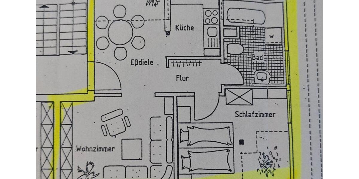 Dachgeschoßwohnung Merseburg - 2 Zimmer, 52 m&sup2;, 80.000&euro; | Angebot:27500664