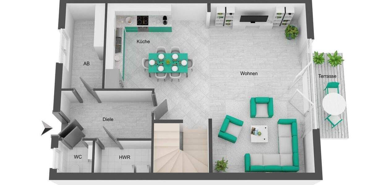 Reihenmittelhaus Kabelsketal Großkugel - 6 Zimmer, 170 m&sup2;, 1.775&euro; | Angebot:23949618