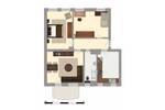 Etagenwohnung Merseburg Geusa - 3 Zimmer, 70 m&sup2;, 460&euro; | Angebot:26851574