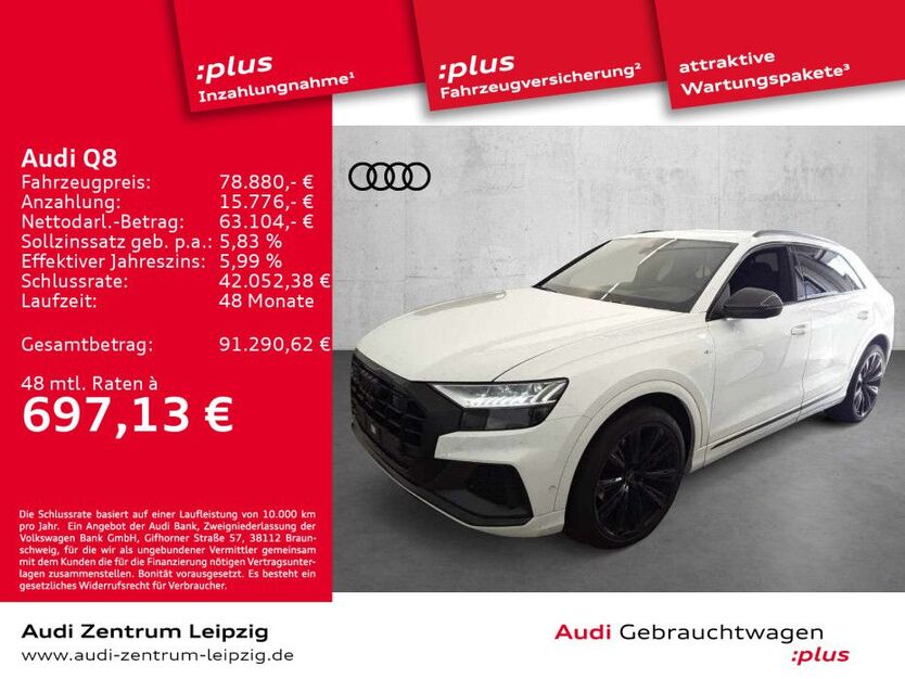 Audi Q8 54.900 km 78.880 € Leipzig 04129