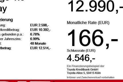 Toyota Aygo 24.613 km 12.990 &euro; Halle 06130