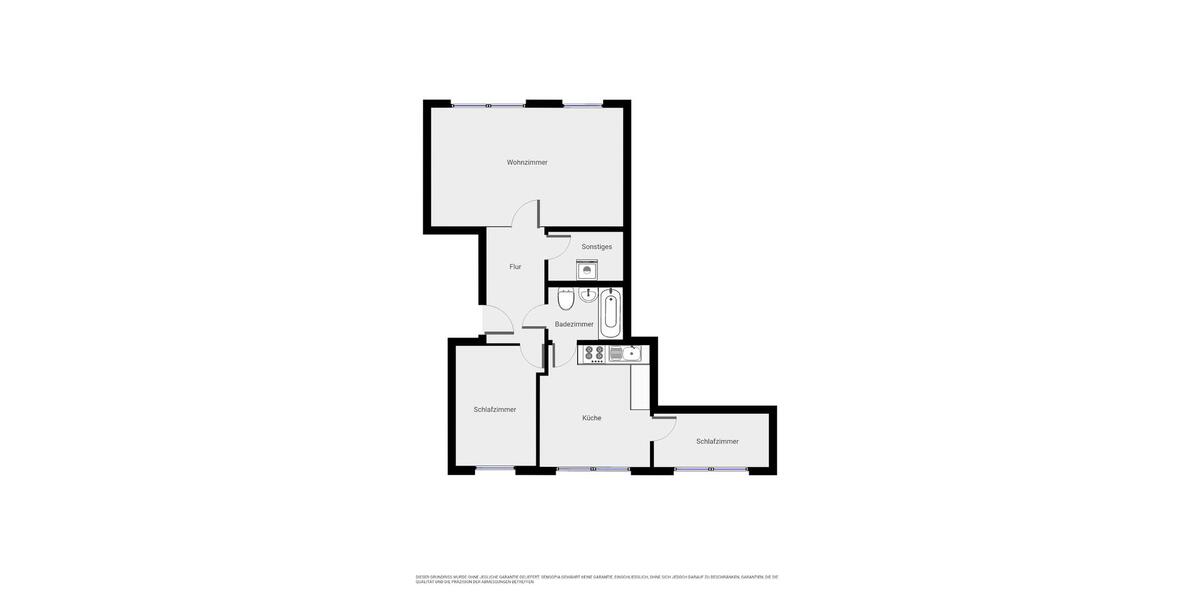 Etagenwohnung Halle (Saale) Halle-Neustadt - 4 Zimmer, 61 m&sup2;, 385&euro; | Angebot:24369292