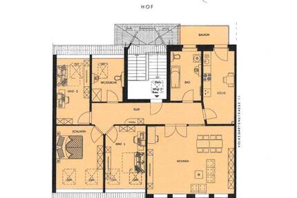 Großartige Dachgeschoss-Wohnung in der Messestadt
