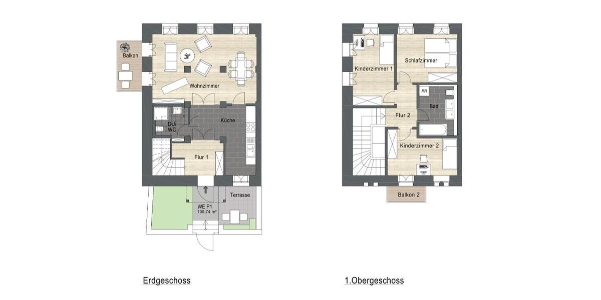 Etagenwohnung Halle (Saale) Dölau - 4 Zimmer, 94 m&sup2;, 1.015&euro; | Angebot:25839758