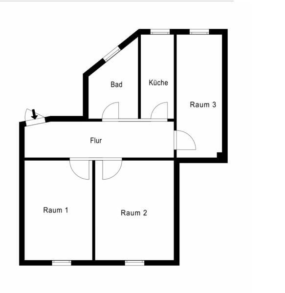 sanierte 3 Zimmer Wohnung in Böhlitz-Ehrenberg