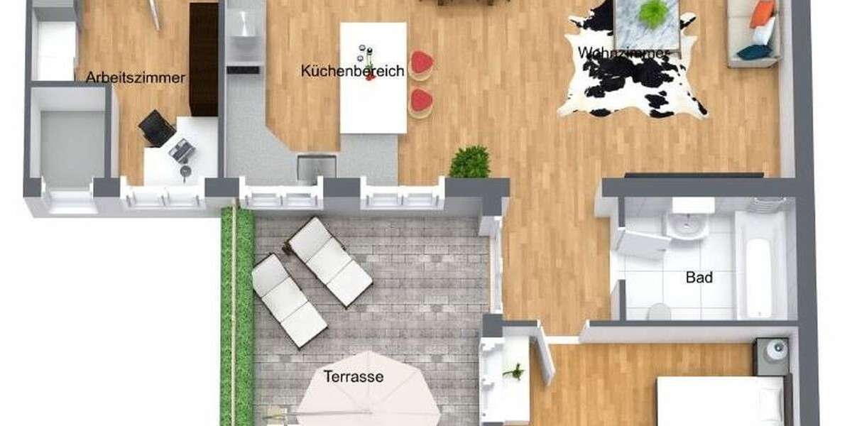 Etagenwohnung Halle Südliche Innenstadt - 3 Zimmer, 90 m&sup2;, 700&euro; | Angebot:26186338