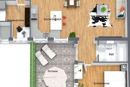 Wohnung Halle Südliche Innenstadt - 3 Zimmer, 90 m&sup2;, 700&euro; | Angebot:26186338