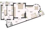 Etagenwohnung Halle (Saale) Innenstadt - 3 Zimmer, 90 m&sup2;, 815&euro; | Angebot:26933847
