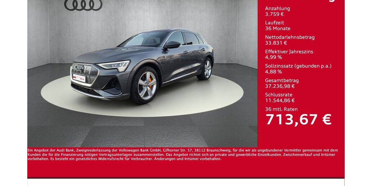 Audi e-tron 33.800 km 37.590 &euro; Halle 06122