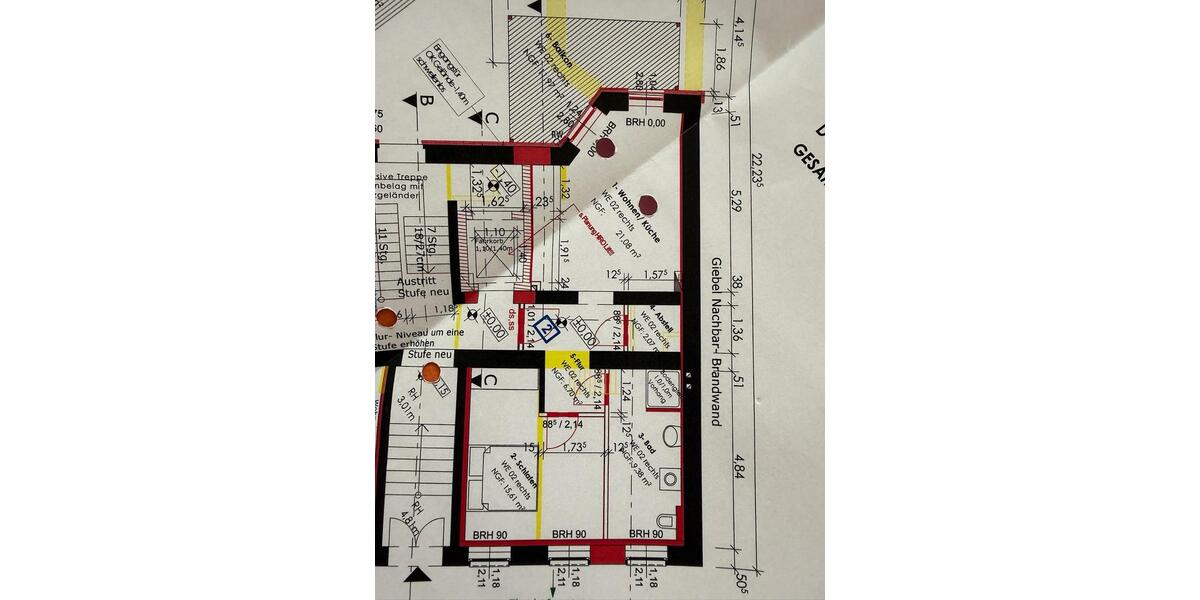 Hochparterre Halle (Saale) Büschdorf - 1.5 Zimmer, 61 m&sup2;, 615&euro; | Angebot:25841960