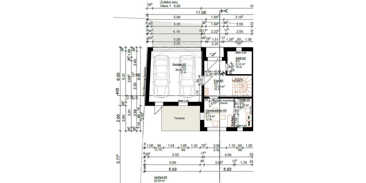 Doppelhaushälfte Salzatal Lieskau - 4 Zimmer, 152 m&sup2;, 1.350&euro; | Angebot:26306031