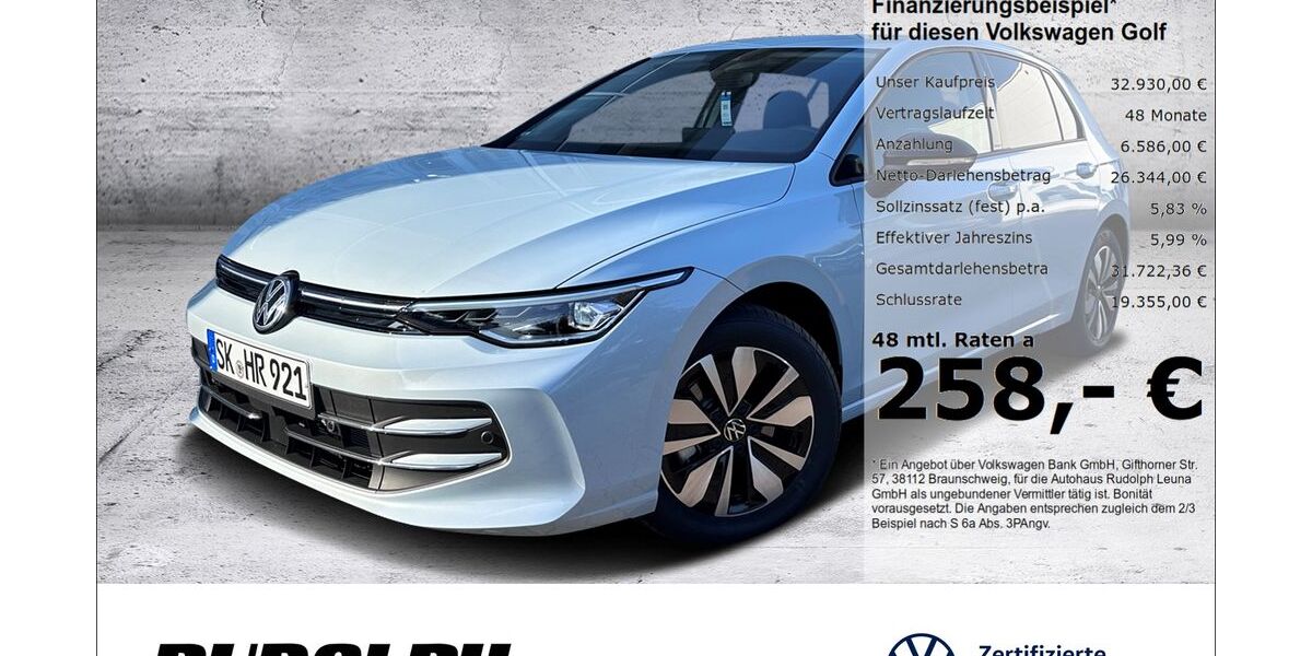 VW Golf 9.700 km 31.820 € Leuna 06237