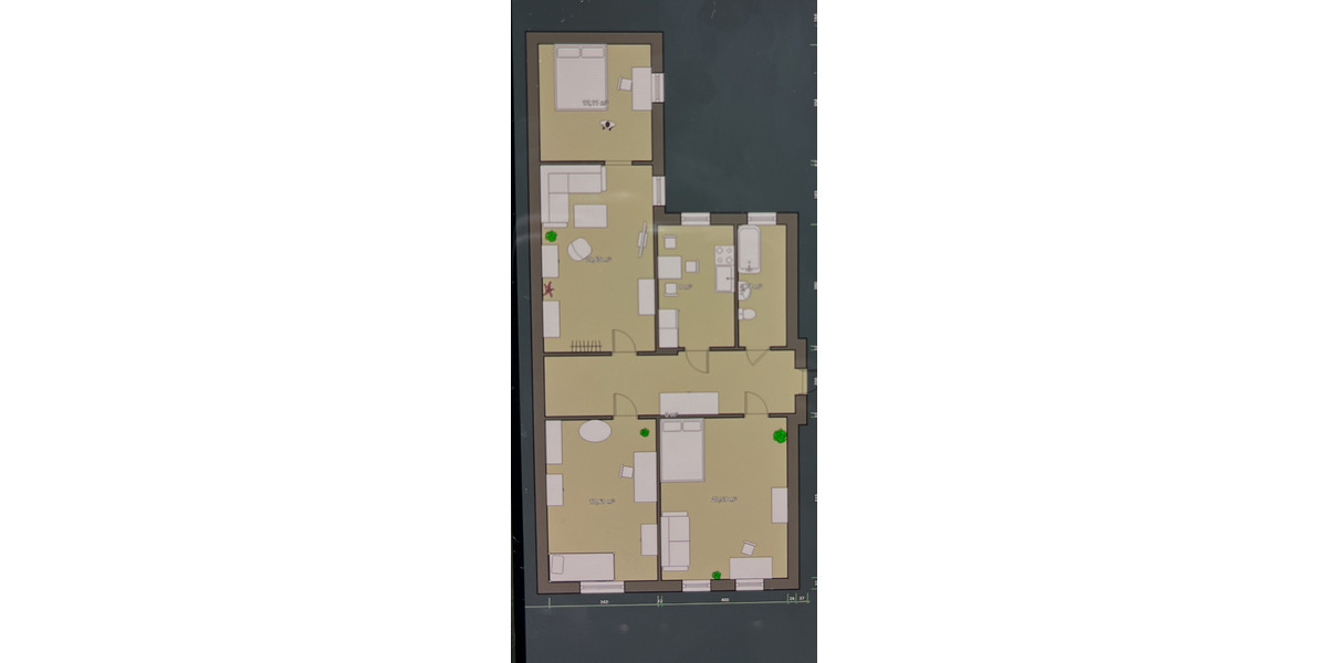 Dachgeschoßwohnung Halle (Saale) Damaschkestraße - 4 Zimmer, 96 m&sup2;, 547&euro; | Angebot:25652394