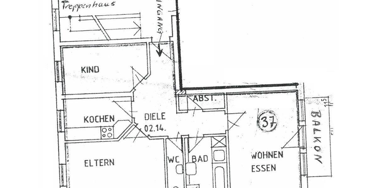 Etagenwohnung Delitzsch - 3 Zimmer, 80 m&sup2;, 800&euro; | Angebot:25971810