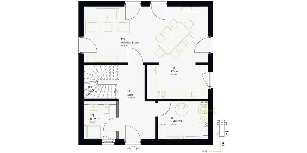 Einfamilienhaus Markranstädt - 5 Zimmer, 136 m&sup2;, 669.000&euro; | Angebot:26528326