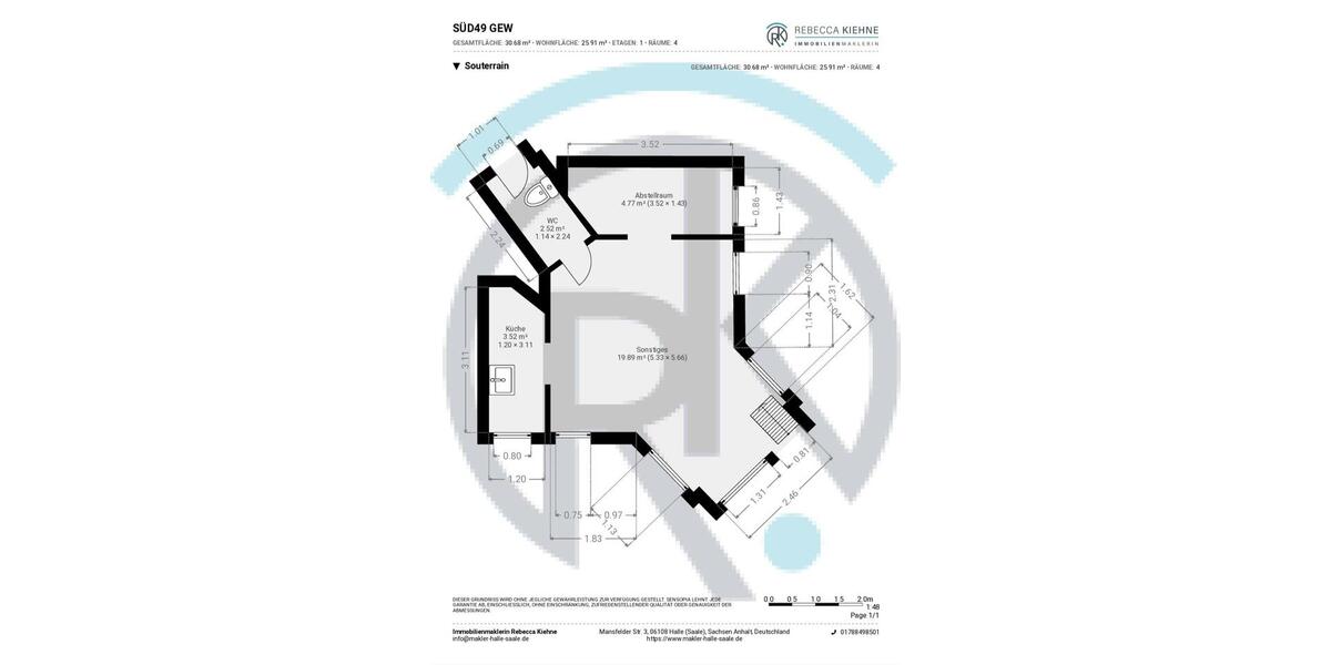 Gewerbeobjekt Halle (Saale) Damaschkestraße - 270&euro; | Angebot:24592430