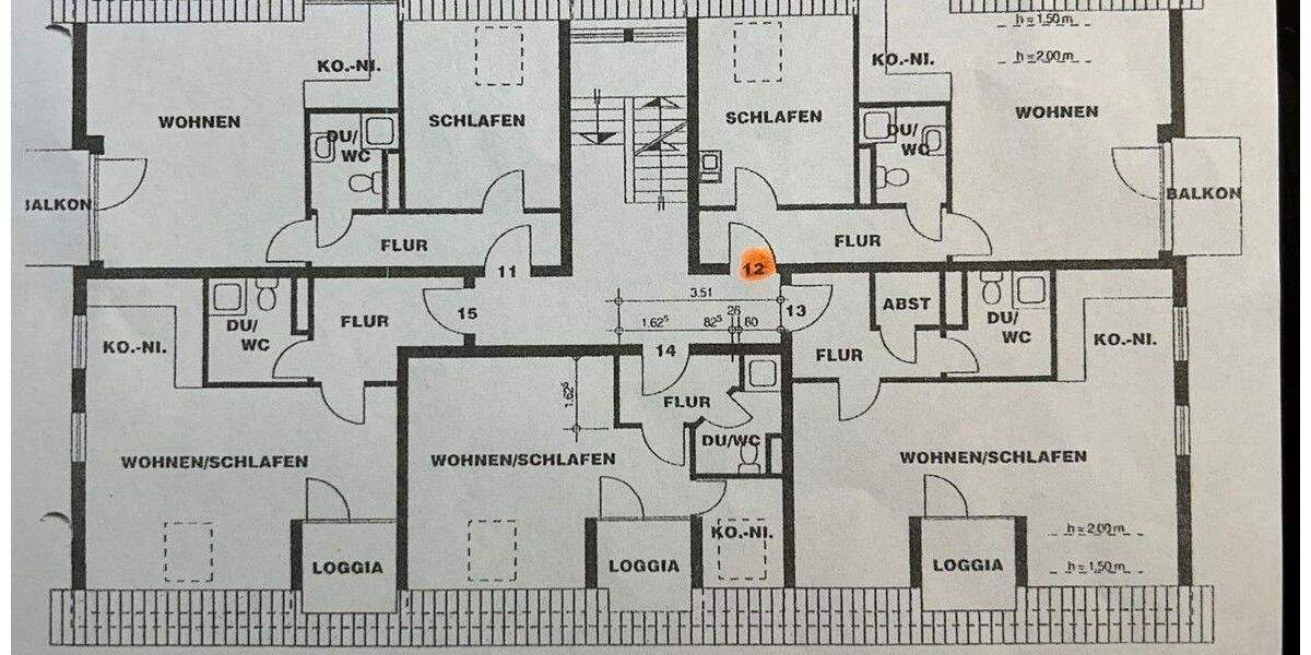 Etagenwohnung Langenbogen/Teutschenthal Langenbogen - 2 Zimmer, 50 m&sup2;, 69.500&euro; | Angebot:24668167