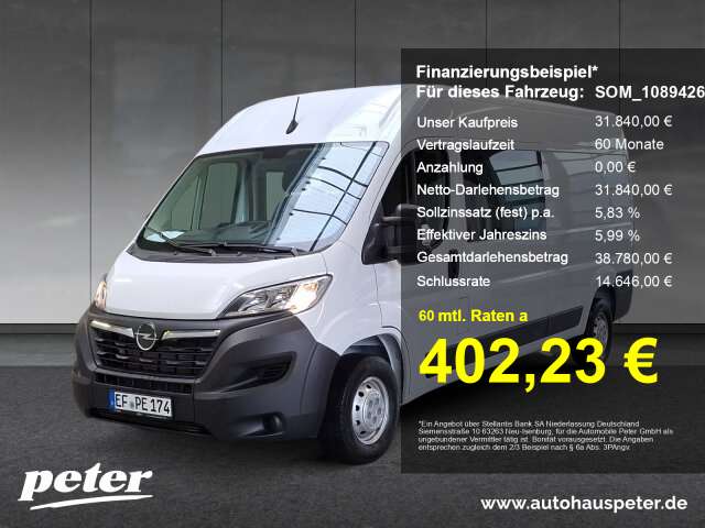 Opel Movano 2.500 km 31.840 &euro; Halle (Saale) 06126