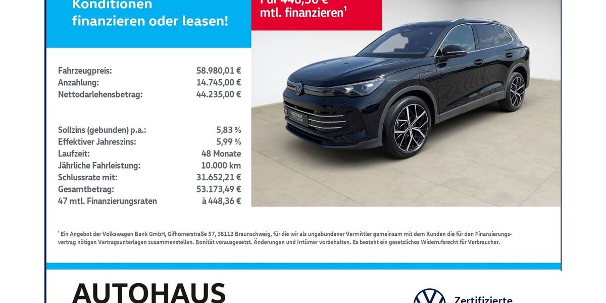 VW Tiguan 12.950 km 46.890 &euro; Bitterfeld-Wolfen 06749