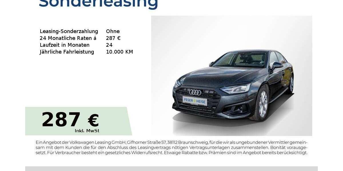 Audi A4 48.323 km 28.950 &euro; Köthen 06366