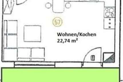 2-Raum-ETW mit Terrasse und eigenem Garten in der beliebten Südvorstadt
