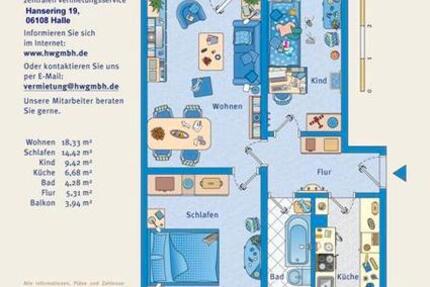 Frühstück auf dem Balkon! 3 zimmer