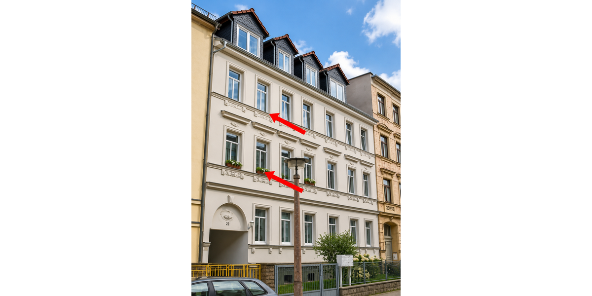 Etagenwohnung Halle Am Wasserturm/Thaerviertel - 3 Zimmer, 82 m&sup2;, 217.000&euro; | Angebot:26925444