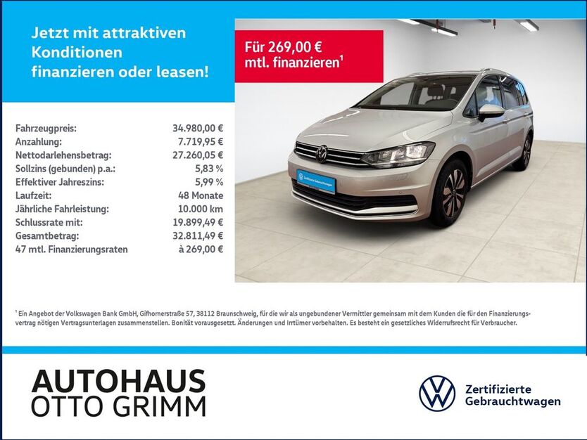 VW Touran 16.856 km 34.480 € Bitterfeld-Wolfen 06749