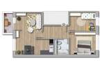Etagenwohnung Bitterfeld-Wolfen Wolfen - 3 Zimmer, 57 m&sup2;, 337&euro; | Angebot:26797071