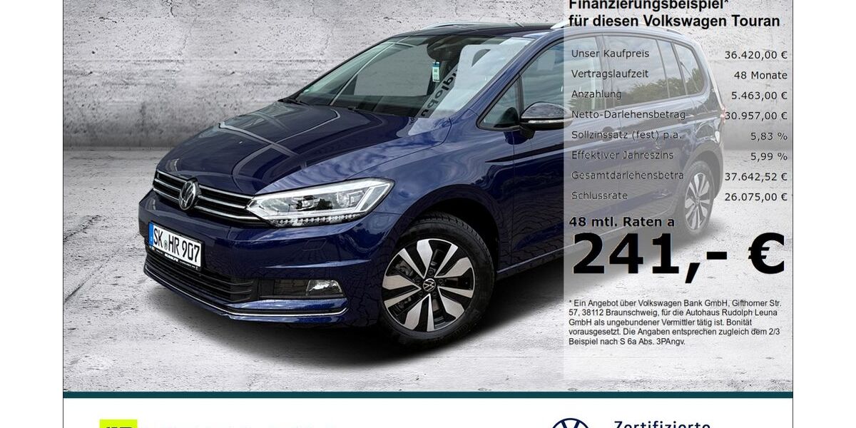 VW Touran 29.000 km 36.420 &euro; Leuna 06237