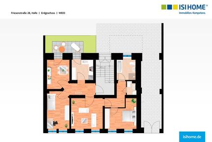Großzügige Wohnung im Hochparterre mit Balkon - WE01 zimmer
