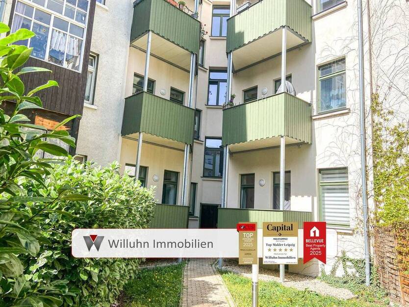 Denkmaljuwel mit Aufzug und Südbalkon | Sanierter Altbau