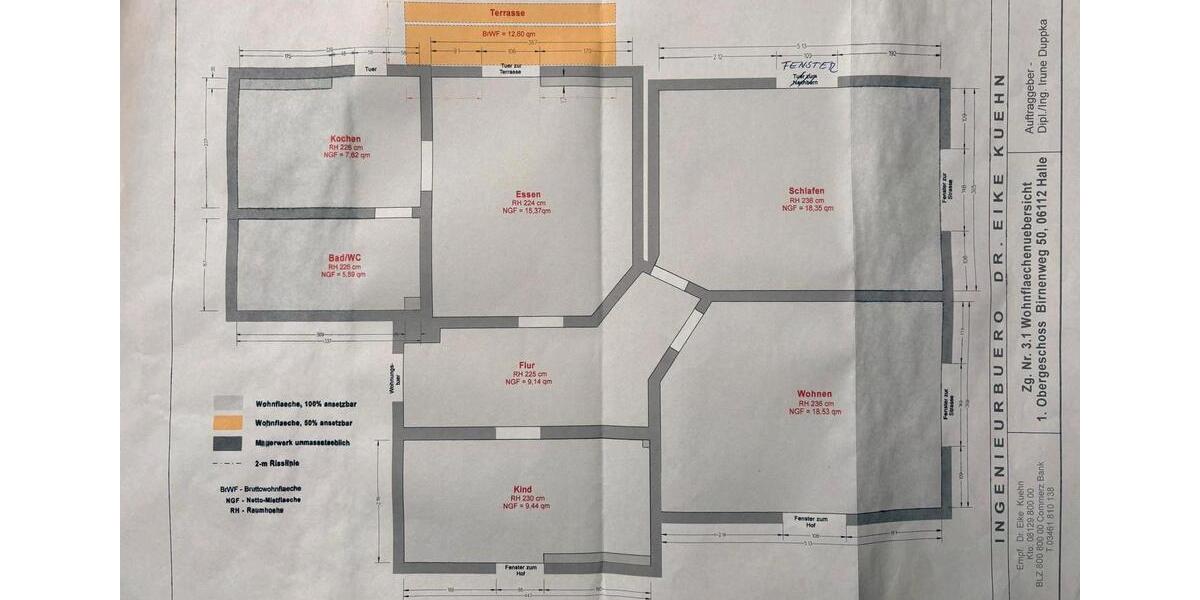 Etagenwohnung Halle (Saale) Büschdorf - 4 Zimmer, 90 m&sup2;, 1.125&euro; | Angebot:24454800