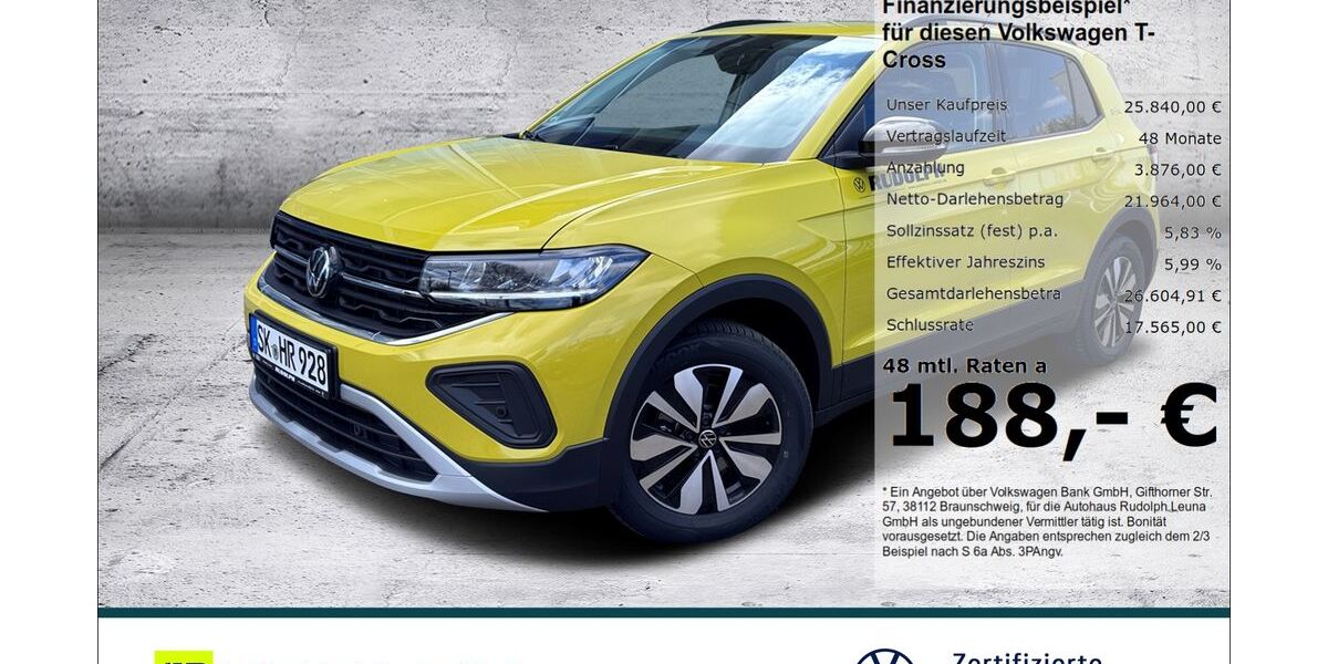 VW T-Cross 10.750 km 24.690 &euro; Leuna 06237