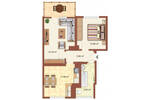 Etagenwohnung Halle Lutherplatz - 2 Zimmer, 49 m&sup2;, 410&euro; | Angebot:26786730