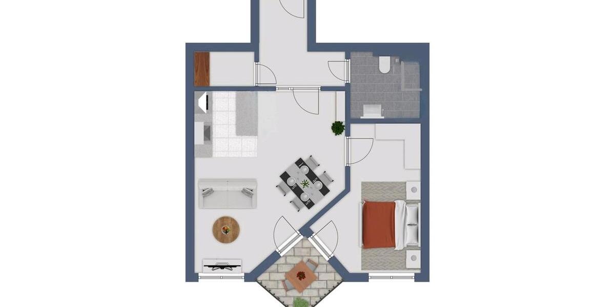 Etagenwohnung Markranstädt - 2 Zimmer, 54 m&sup2;, 830&euro; | Angebot:26033283