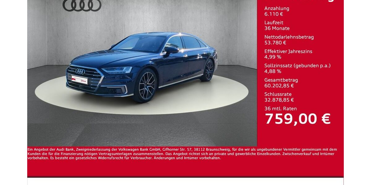 Audi A8 87.500 km 59.890 &euro; Halle 06122