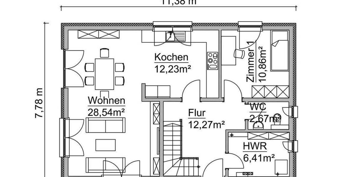 Einfamilienhaus Bad Dürrenberg Nempitz - 5 Zimmer, 141 m&sup2;, 371.710&euro; | Angebot:25776905