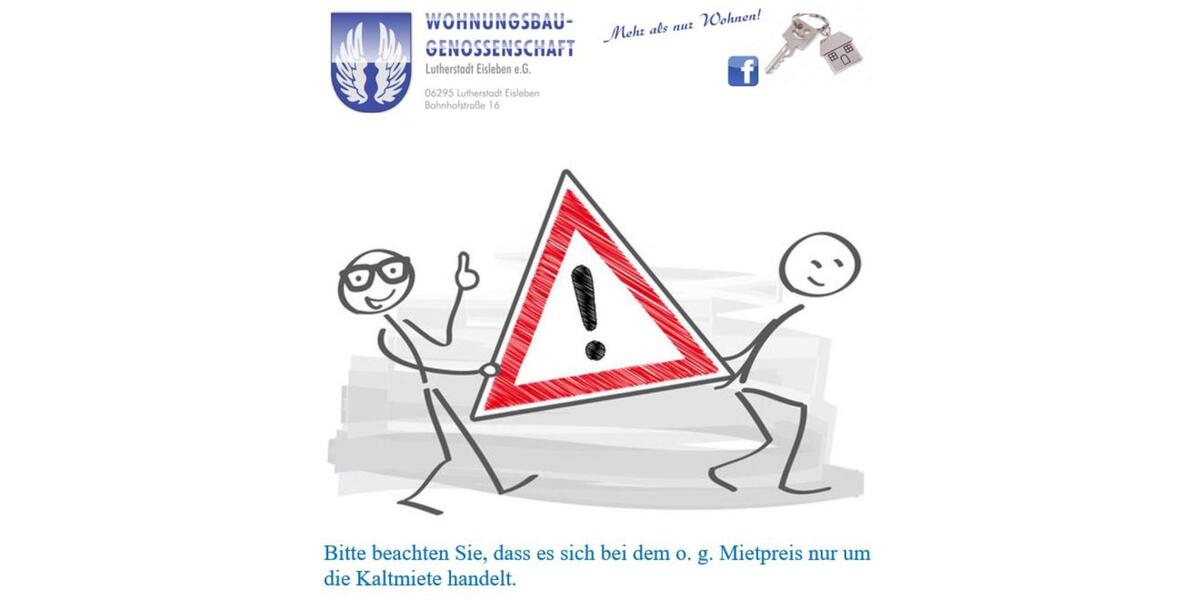 Etagenwohnung Eisleben (Lutherstadt) - 4 Zimmer, 66 m&sup2;, 283&euro; | Angebot:20829765
